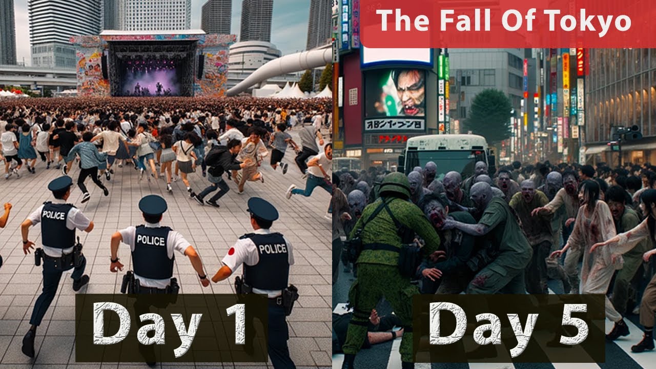 If Zombie Apocalypse Happen In Japan - The Fall Of Tokyo | Imagine and Chill