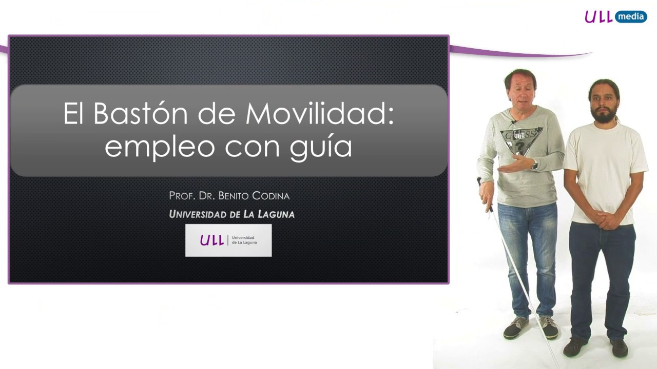 Uso del Baston de Movilidad con un Guia