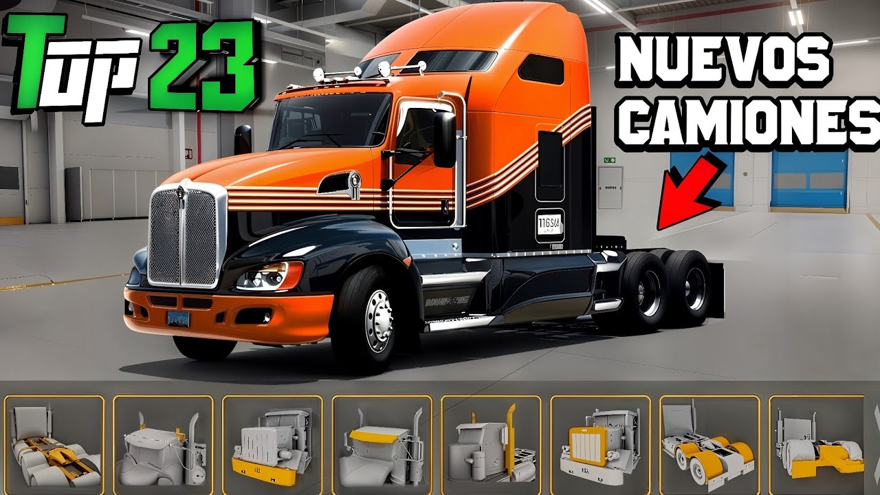 😱 ¡Esto Cambiaría TODO! Top 23 Camiones Americanos Que Harían HISTORIA en TRUCK SIMULATOR BIG RIGS