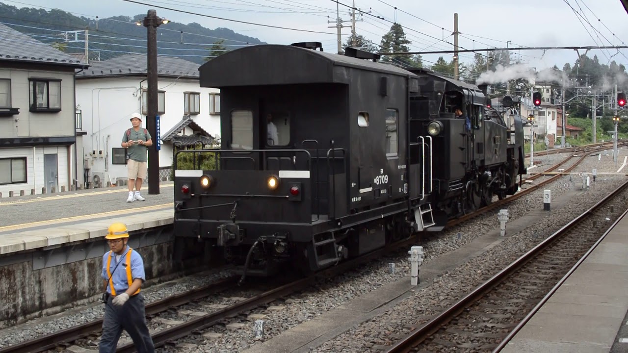 C11 207 + ヨ8709 SL大樹 6号 連結作業 2019/9/1