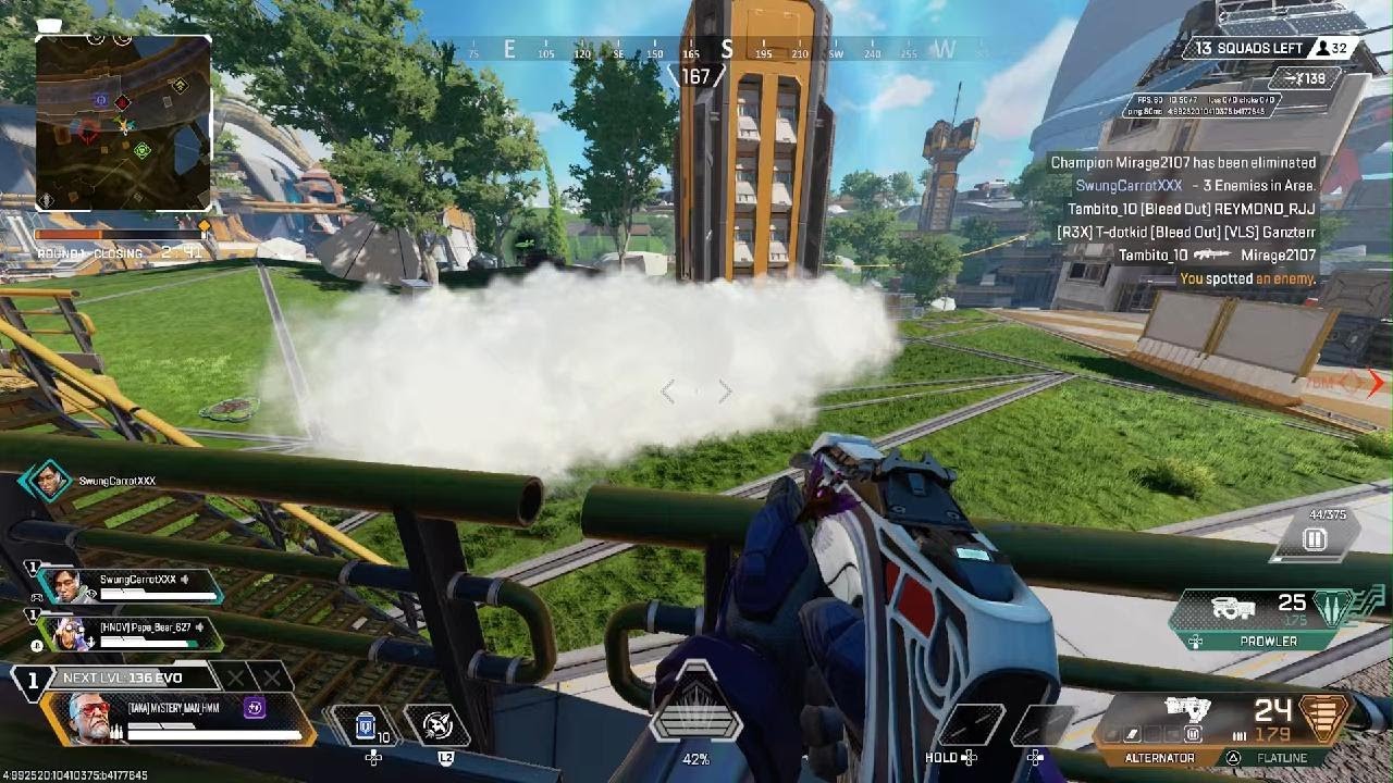 SwungCarrotXXX and I slam teams in Apex Legends
