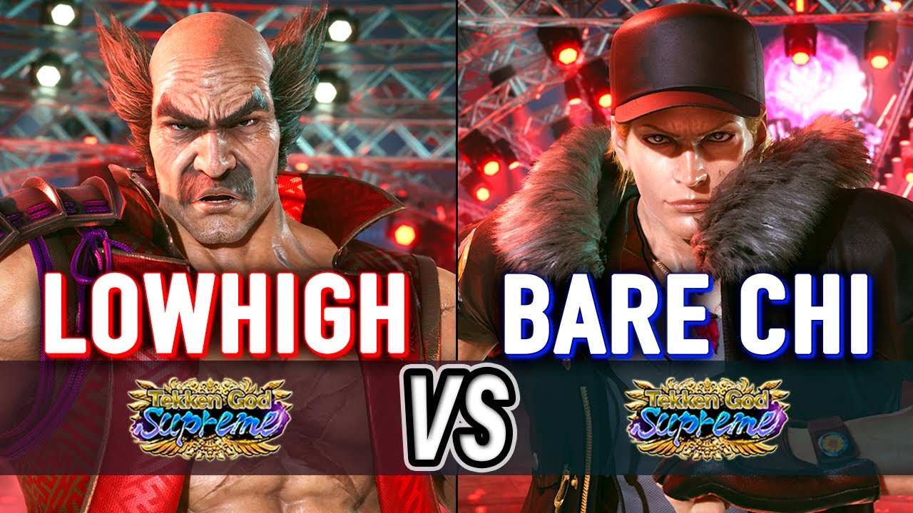 T8 🔥 LOWHIGH (Heihachi) vs BARE CHI (Steve) 🔥 Tekken 8 High Level Gameplay