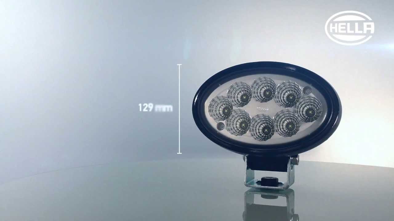 Werklamp Oval 100 LED - technische kenmerken