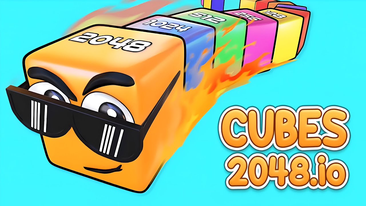 Cubes 2048.io (by CrazyGames) IOS Gameplay Video (HD)