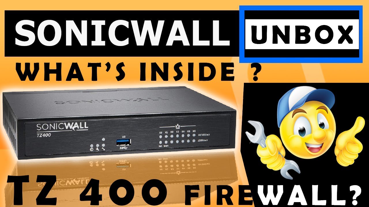 Dell SonicWall TZ400 nsa Small Business ssl VPN Firewall - How to sonicwall tutorial setup