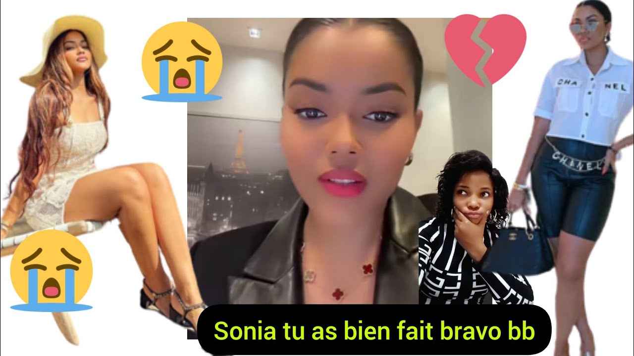 Sonia pembe en pleure suivez son message la hõnte de sa 😩