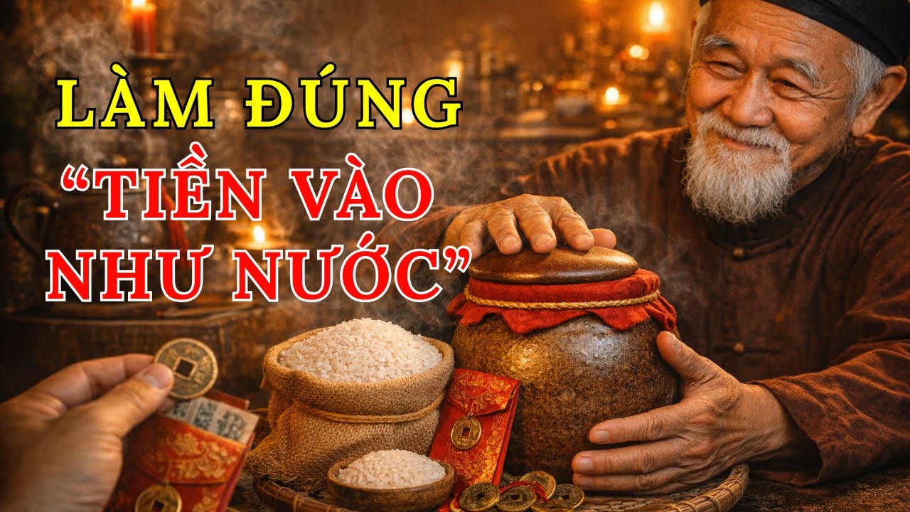 Hũ Gạo Thần Tài: Mẹo Đổ Đầy 'Kho Lương' Trước Giao Thừa Để Cả Năm Bính Ngọ Ăn Nên Làm Ra