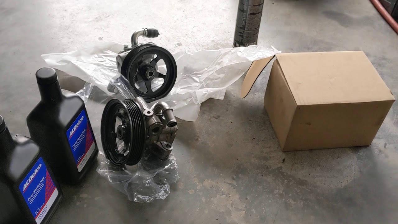2015 Chevy traverse power steering pump replace