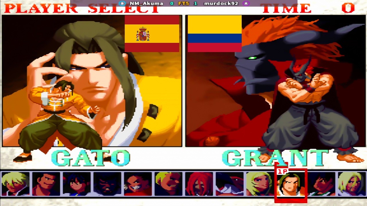 Garou' Mark of the Wolves - NM_Akuma vs murdock92
