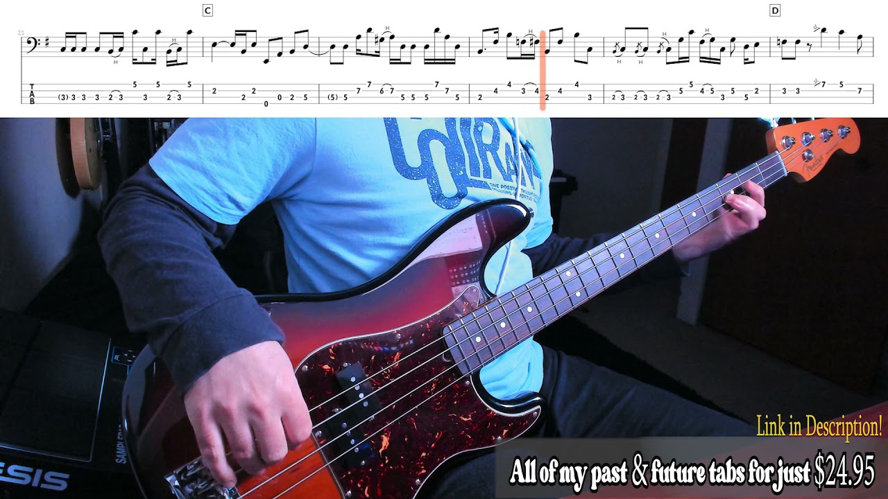 You Keep Me Hangin' On by Vanilla Fudge (Bass Cover with Tabs)