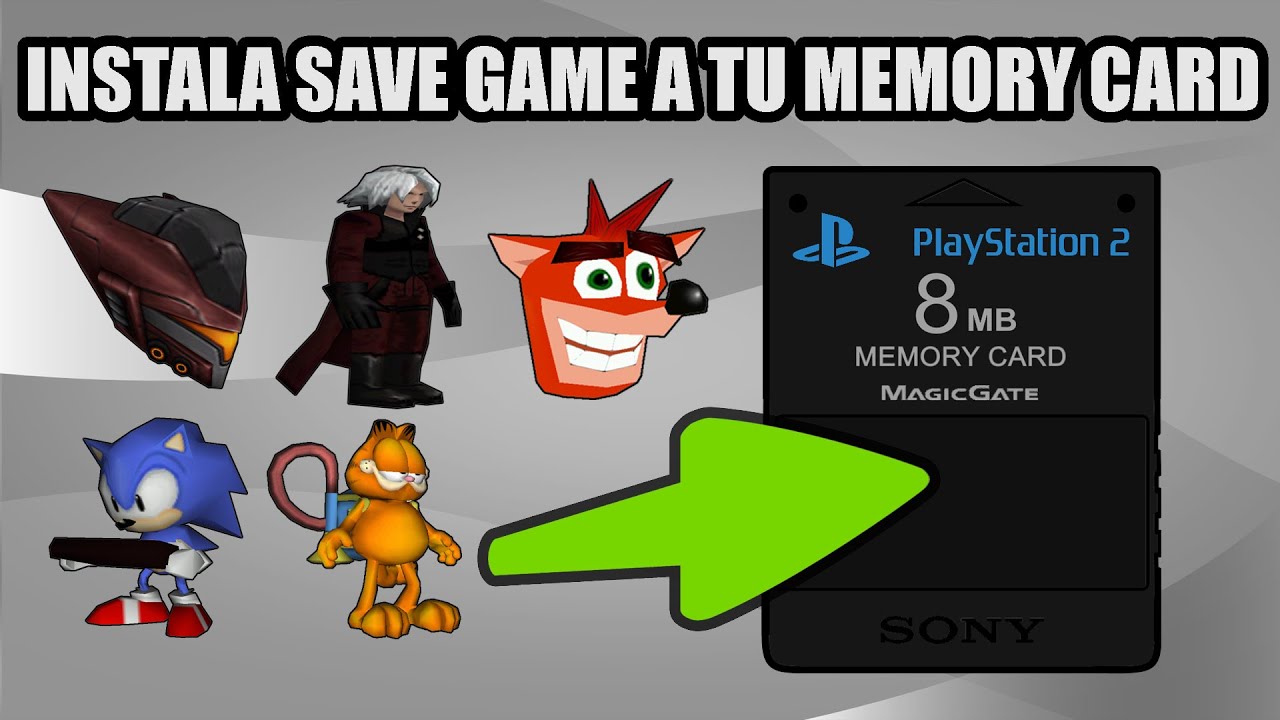 CÓMO INSTALAR SAVE DATAS (PARTIDAS GUARDADAS) en la MEMORY CARD en tu PS2...
