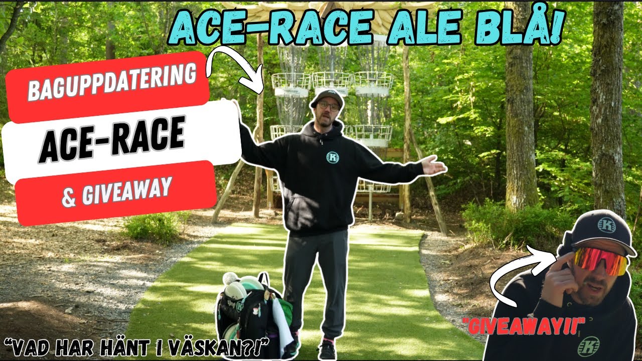 Ace Race + Väska uppgradering! 🎯 Giveaway & nytt samarbete! | Ale Blå bana