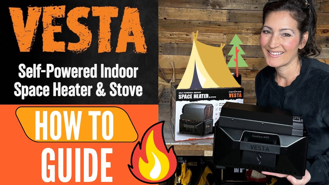 Vesta 2 in 1 Stove Review & How To Instructional Guide Off Grid Heat & Cooking Demonstration