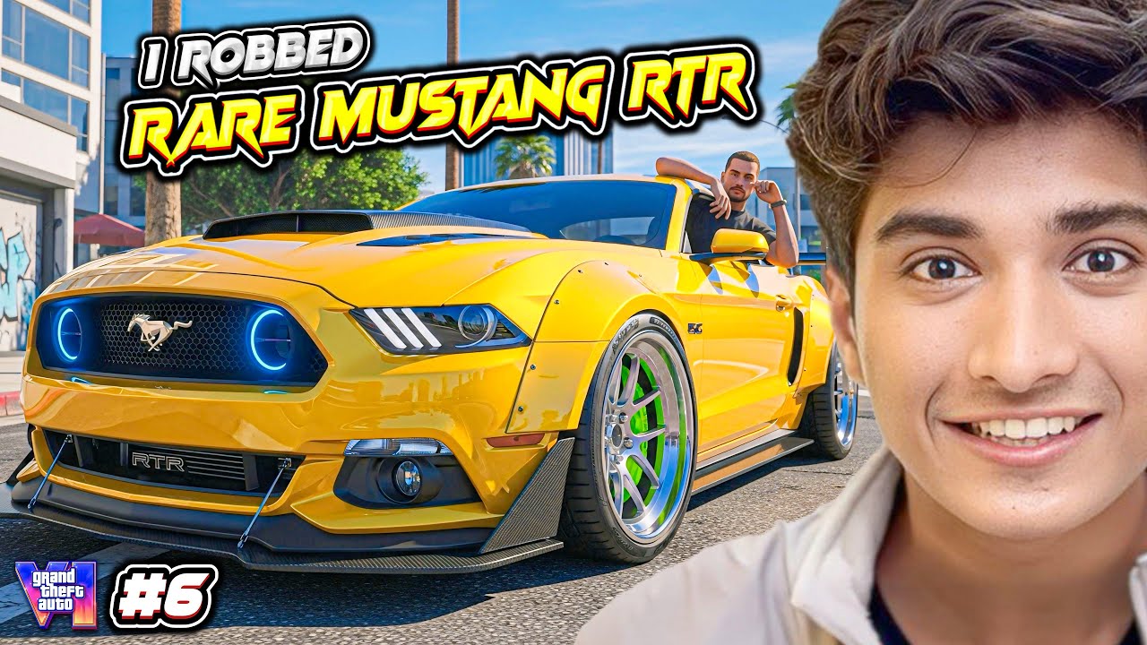 Robbing RARE CARS Worth ₹9,98,12,502.36 🤑 GTA V Real World #6