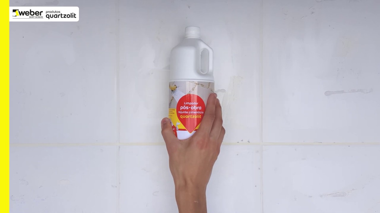 limpador p&oacute;s-obra rejunte ciment&iacute;cio quartzolit