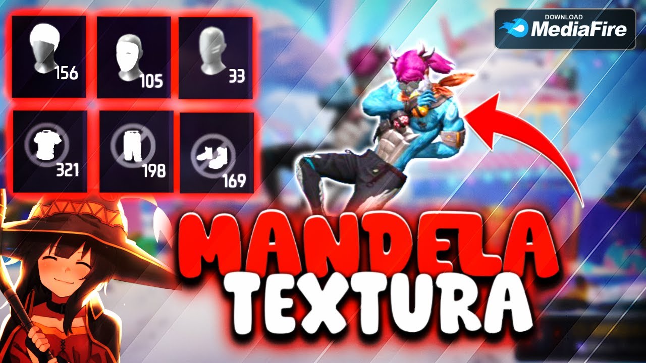LINK DIRETO ‼️ TEXTURA DO MANDELA 🔥🔥COM ANIMA&Ccedil;&Atilde;O DE ENTRADA 🔥🔥FREE FIRE ATUALIZADO