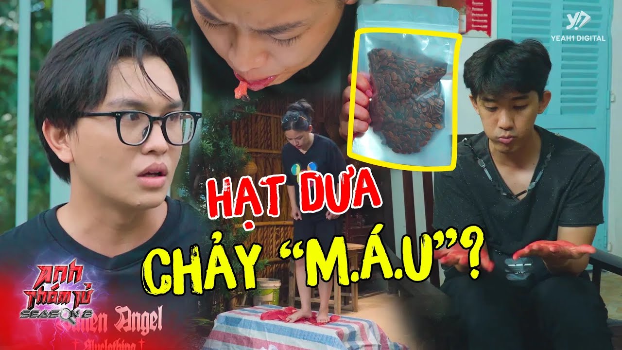KỲ &Aacute;N 102: H&atilde;i H&ugrave;ng HẠT DƯA TR&Ocirc;I M&Agrave;U ĐỎ CẢ TAY - T&aacute;ch Hạt Thủ C&ocirc;ng NHỔ PH&Igrave; PH&Egrave;O?? | Anh Th&aacute;m Tử Ss2