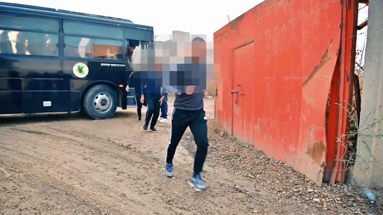 جانب من استقبال وفحص المتطوعين الجدد على ملاك جهاز مكافحة الإرهاب.