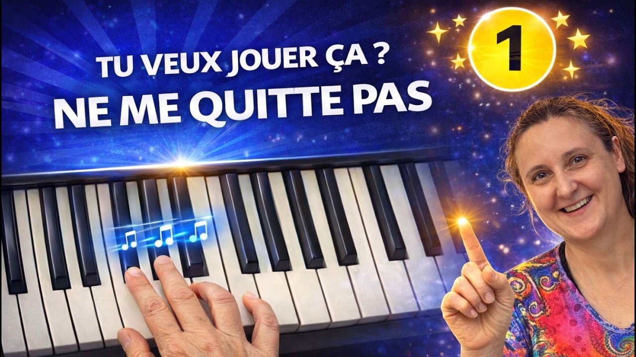 🎹 Ne Me Quitte Pas - Tuto Piano (Partie 1/2) | Apprenez à jouer ce chef-d'œuvre de Jacques Brel