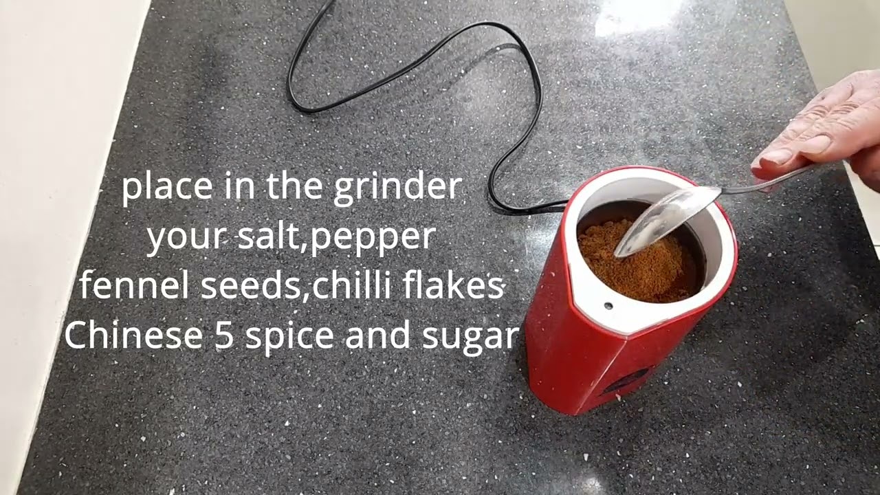 Chinese salt and pepper homemade spice mix