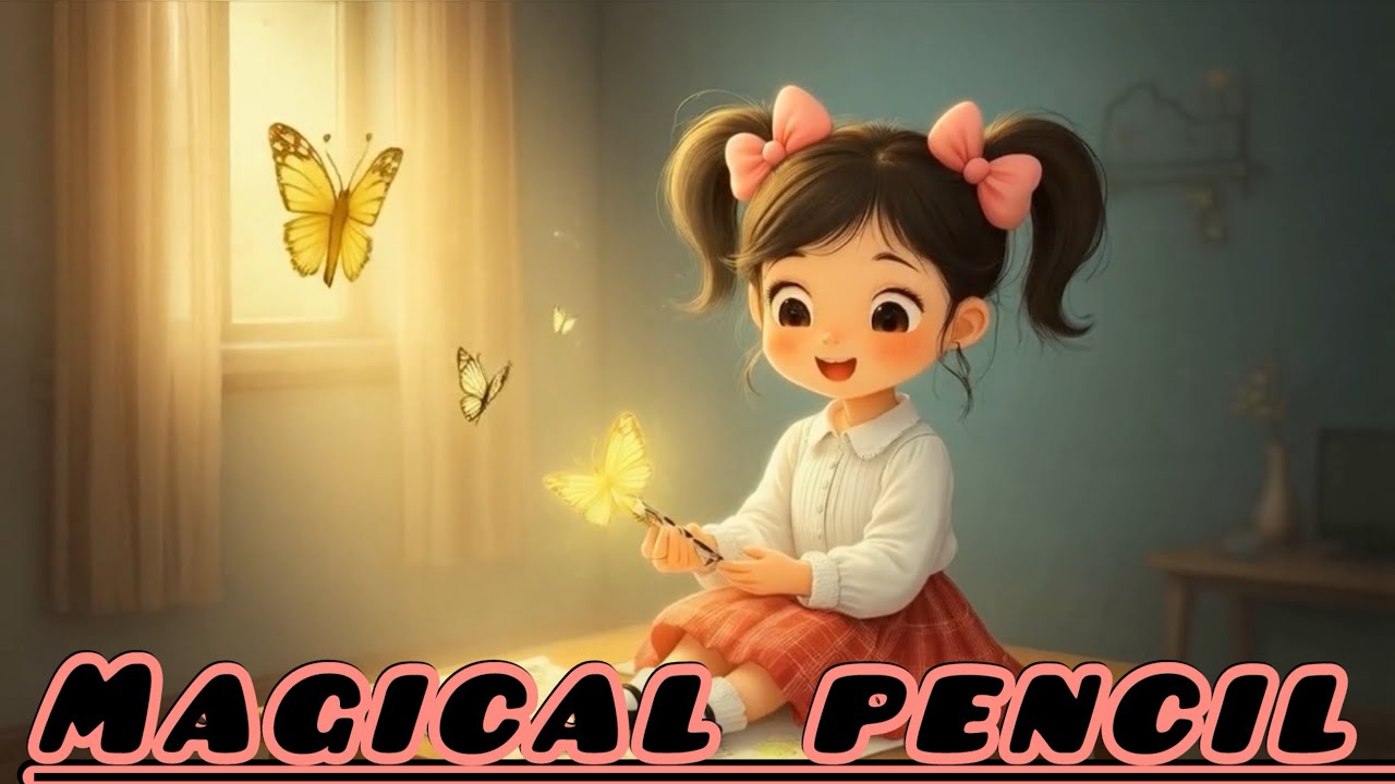 Mia and the Magical Pencil | Short Bedtime Story for Kids 
