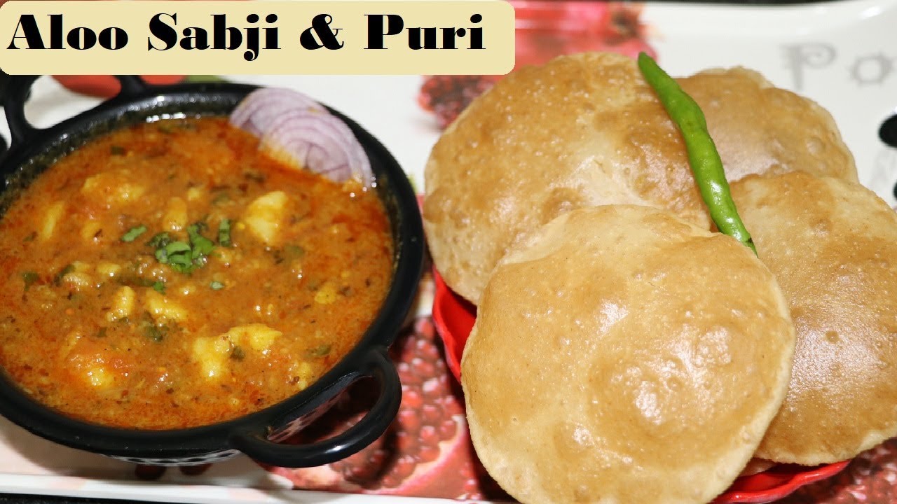 Aloo Ki Sabji - Poori | आलू की सब्जी और पूरी बनाने का अलग और आसान तरीका