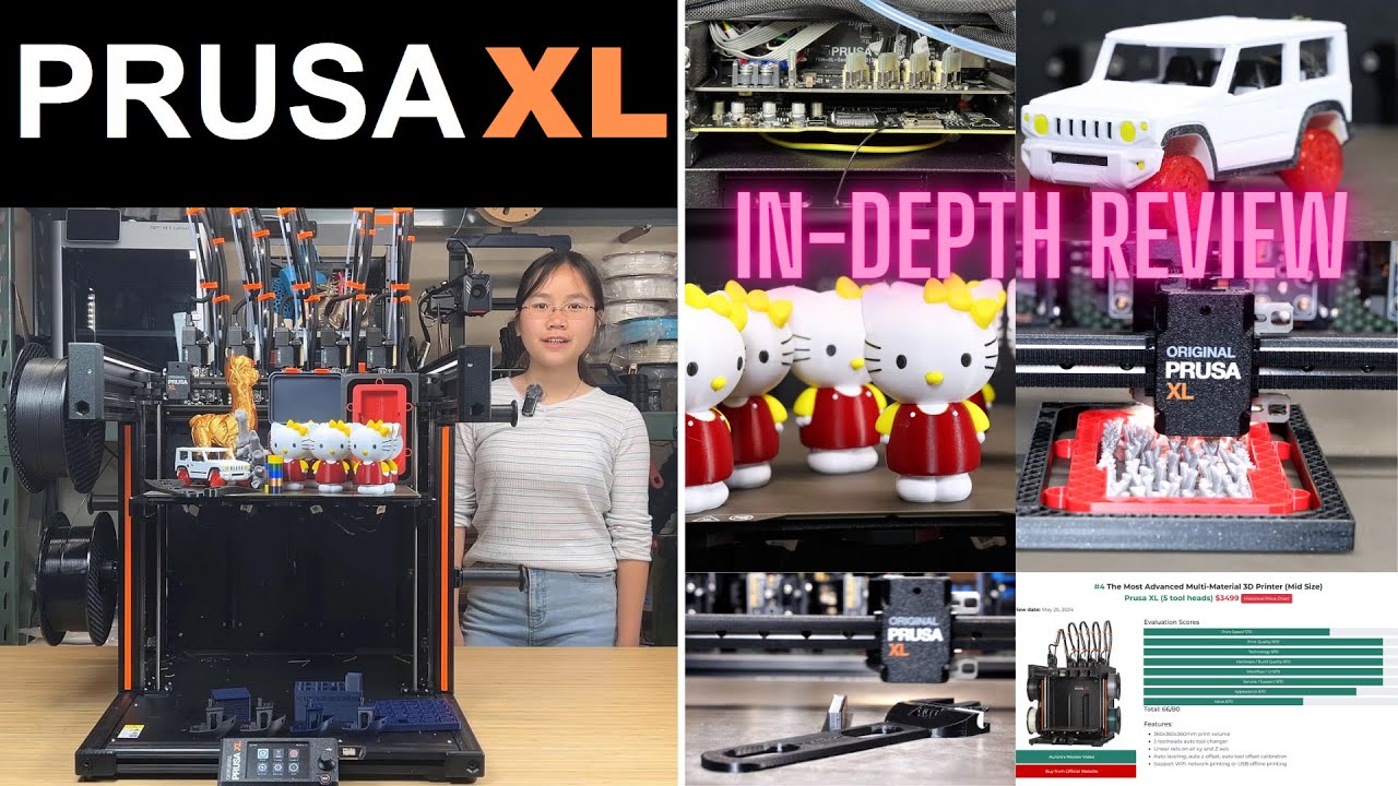 Подробный обзор Prusa XL: 3D-принтер с автоматической сменой инструмента и 5 головками в сравнени...