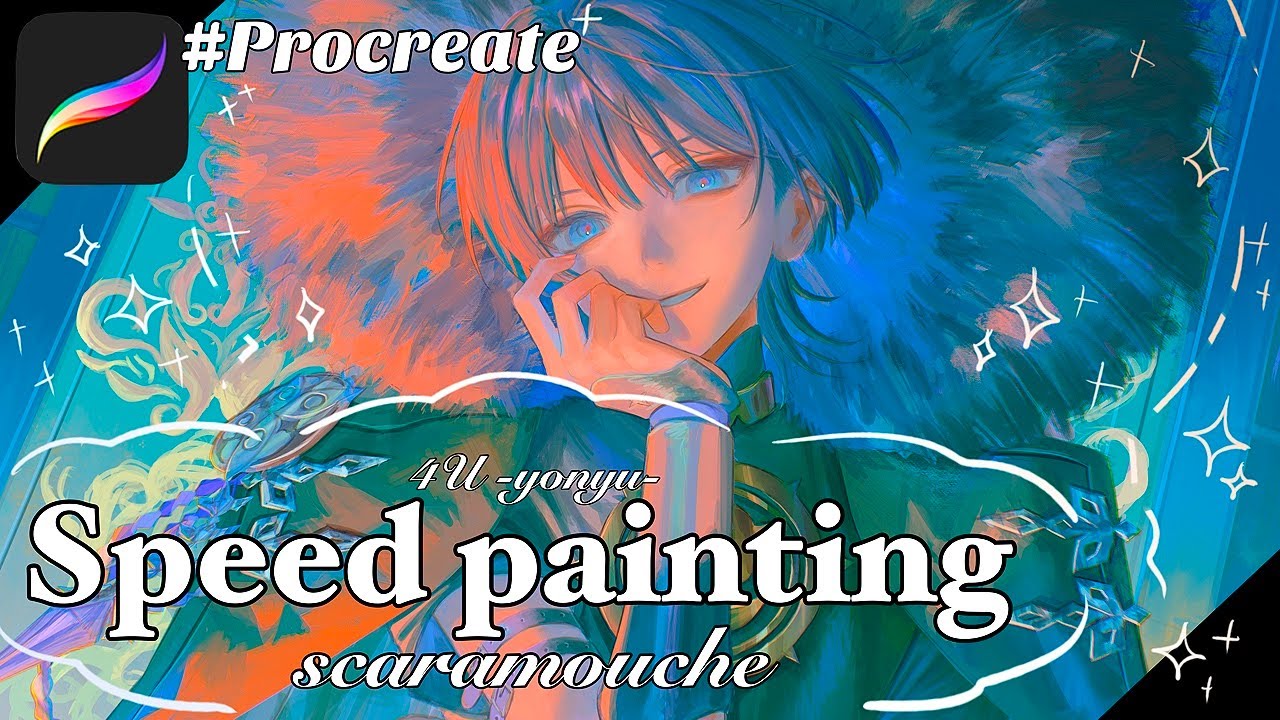 【 Draw with me 】🖌️独特な色で描いてみる🕯️【一緒に作業する】[Genshin/Scaramouche]