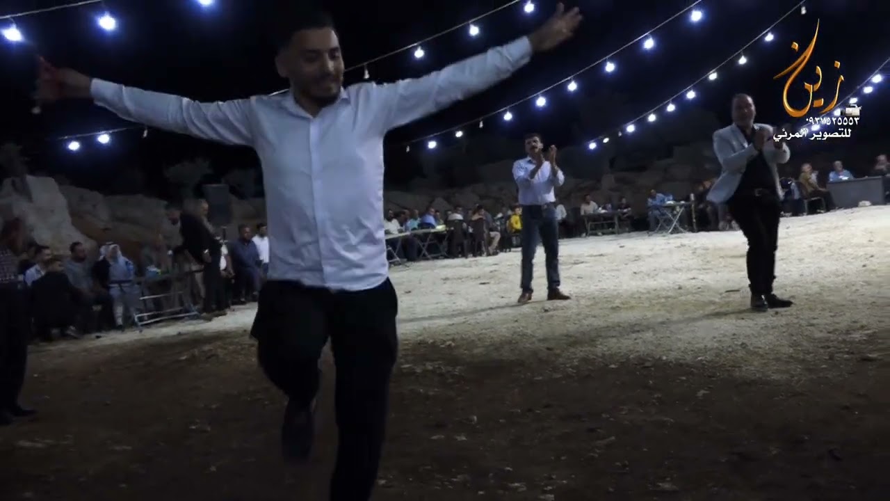 افراح كفرداعل العريس إبراهيم محمد عموري الفنان (مصطفى حنانو) رقصة شباب آل حيصو