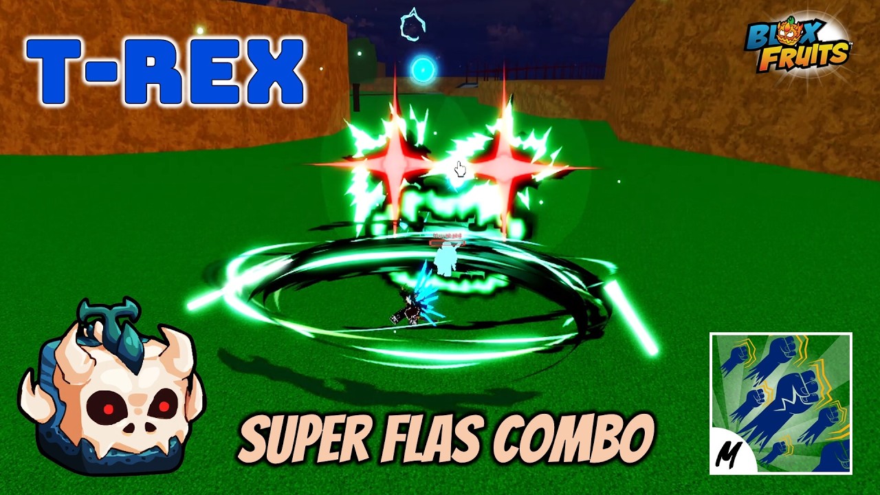 T REX COMBO ONE SHOT 30M SUPER STRONG IN BLOX FRUITS