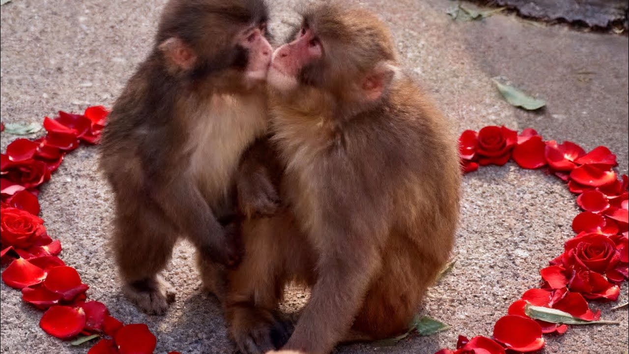😍&hearts;️ Punch and Moe: When love is written withloyalty Official Song of Monito Punch #monkey #punch 
