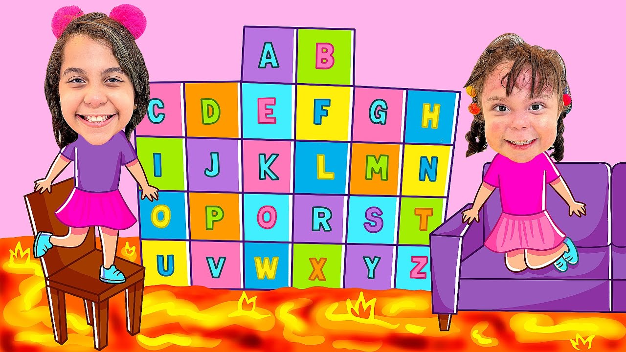 ABC Aprendendo o alfabeto com Sarah de Araújo e Eloah ! Learn English Alphabet with Sarah de Araujo