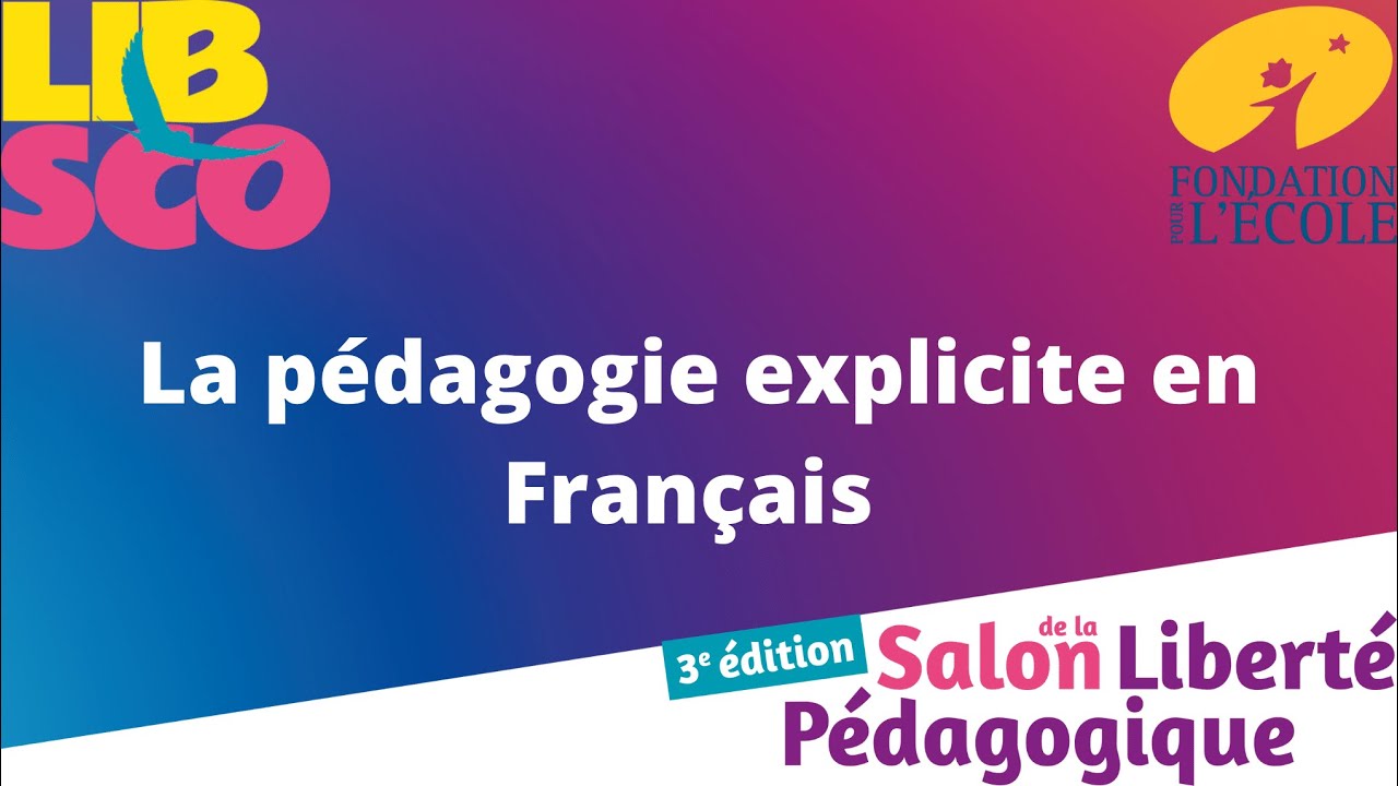 La pédagogie explicite en Français
