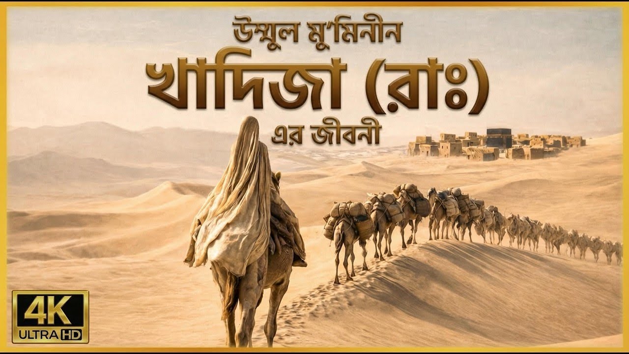 উম্মুল মুমিনীন খাদিজা রাঃ এর জীবনী। #islamicvideo 