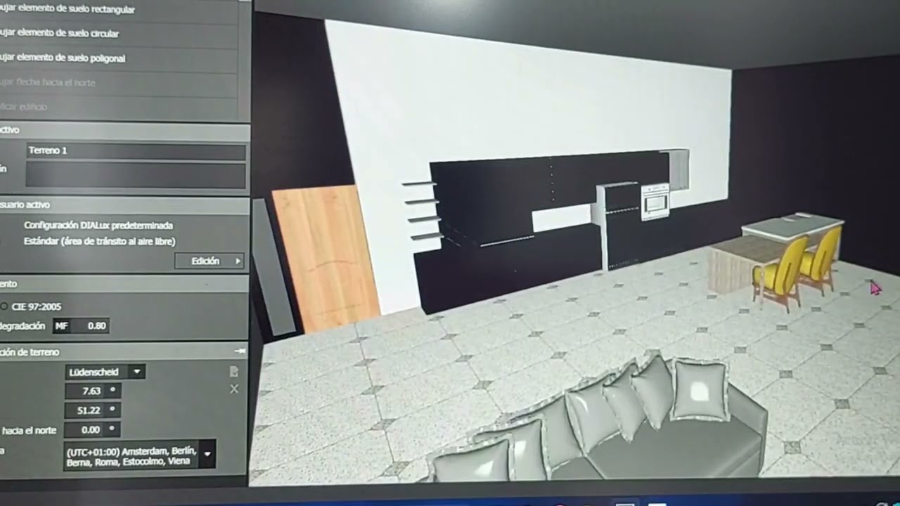 como pasar un archivo de Sketchup a Dialux