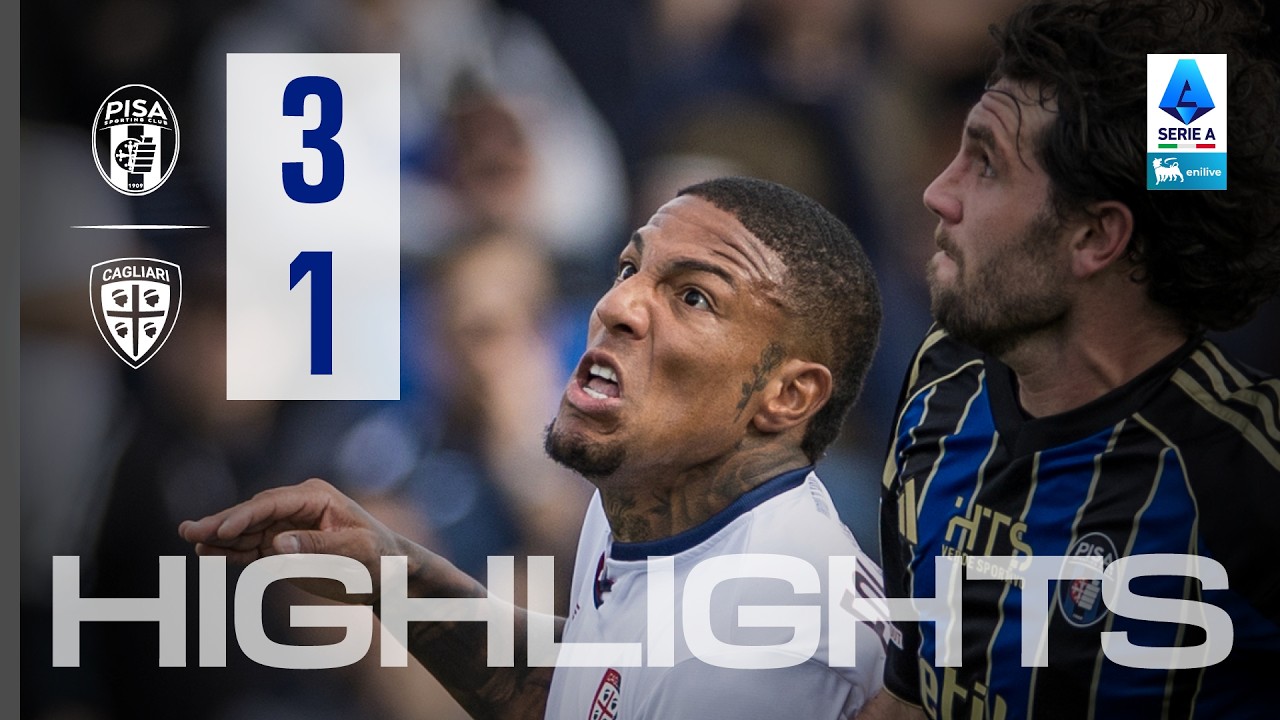 Highlights | Pisa-Cagliari 3-1 | Serie A Enilive