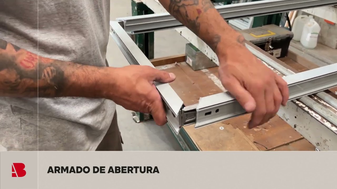 Proceso productivo: aberturas de aluminio