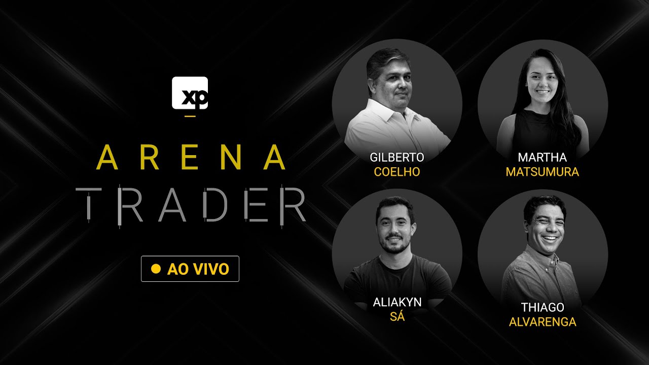 Day Trade AO VIVO - Arena Trader XP - 16/08/22 (índice, dólar, ações, commodities long & short)