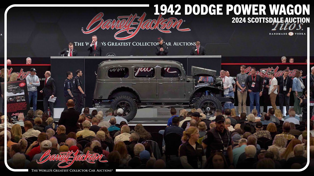 ПРОДАНО! Пикап Dodge Power Wagon Custom 1942 года — аукцион Barrett-Jackson 2024 Scottsdale