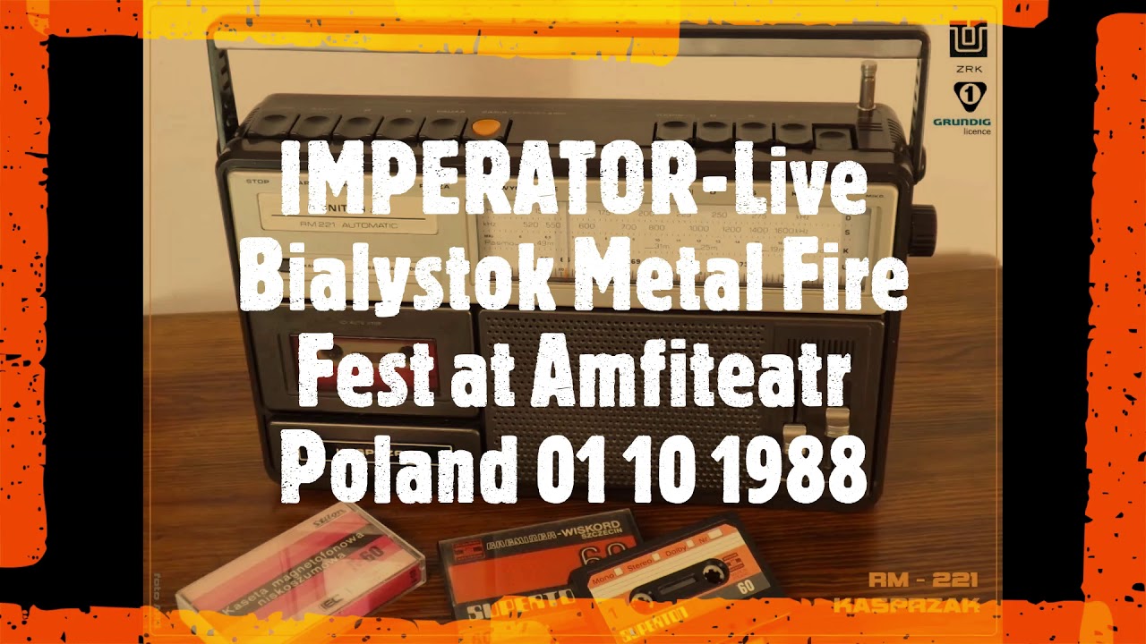 IMPERATOR-Live Bialystok Metal Fire fest at Amfiteatr Poland 01 10 1988