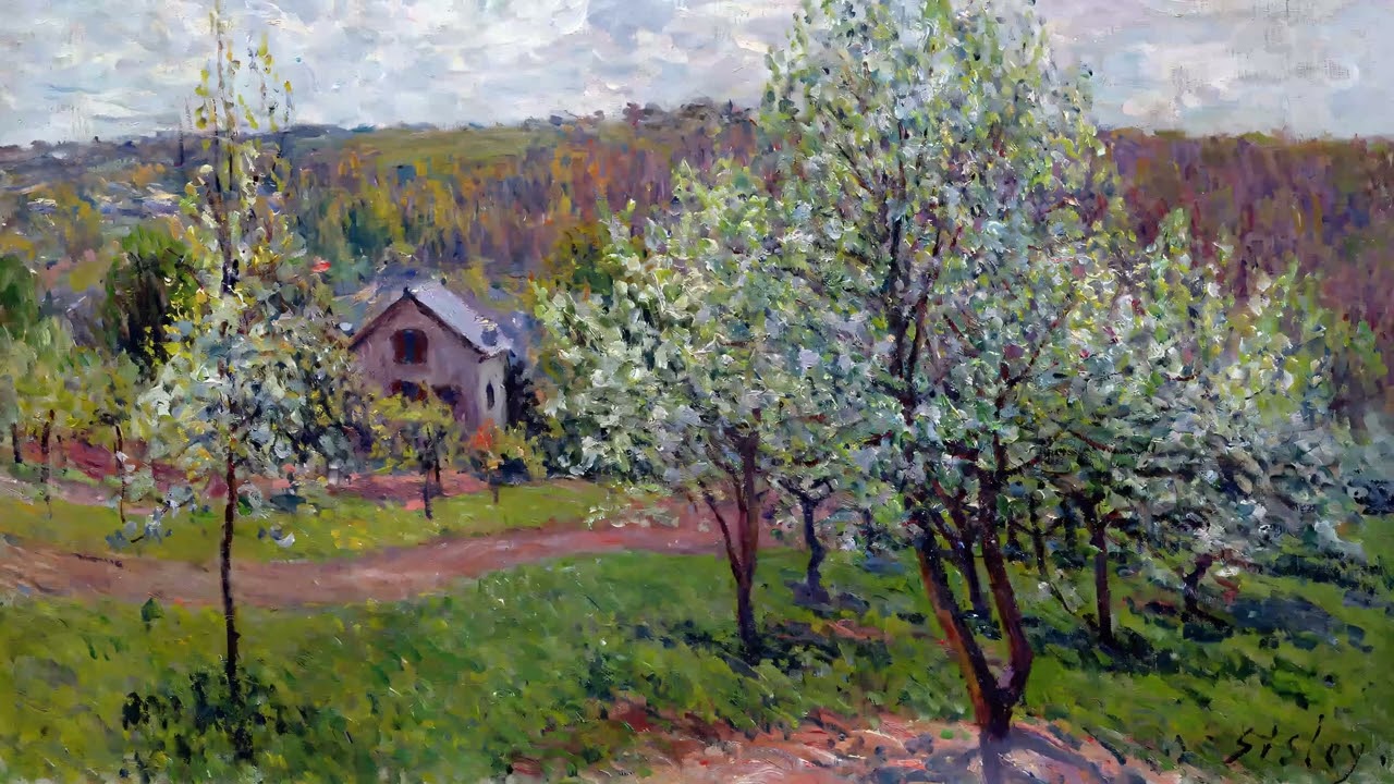 The impressionist nobody remembers painted spring the best | 2 Hours Screensaver   ---EcoArtLab