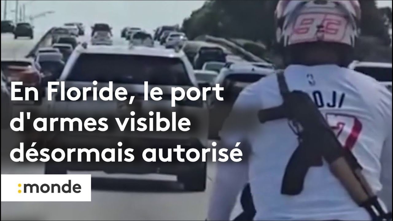 En Floride, le port d'armes visible d&eacute;sormais autoris&eacute;