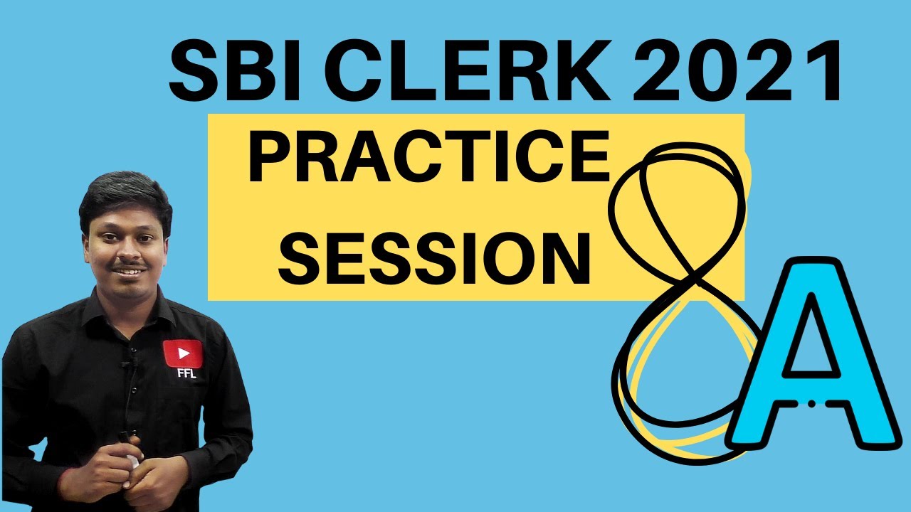 SBI CLERK 2021 || Practice Session - 8 for Prelims || 30-Practice Set