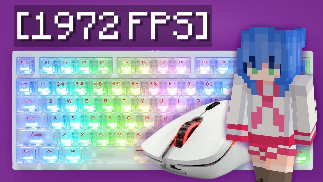 10 Minutes Bedwars ASMR Keyboard & Mouse Cream Sounds | Hypixel Bedwars