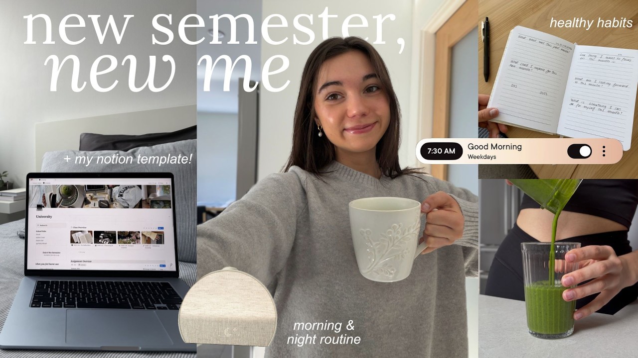 new semester, new me | getting on track for a new semester