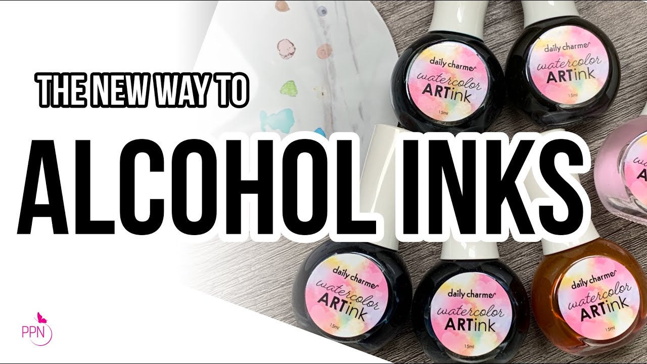 The New Way To Alcohol Inks On Gel Nails
