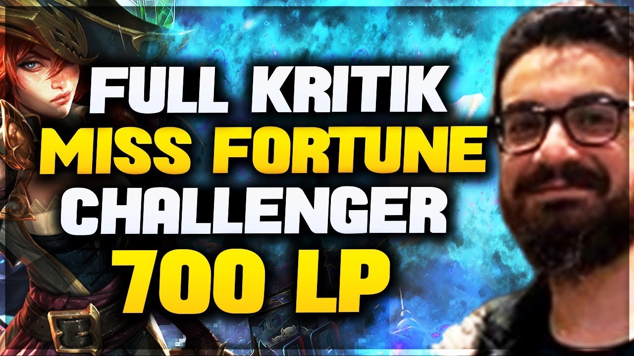 HOLYPHOENİX - %100 KRİTİK MISS FORTUNE !! | CHALLENGER 700 LP | MISS FORTUNE OYNANIŞ