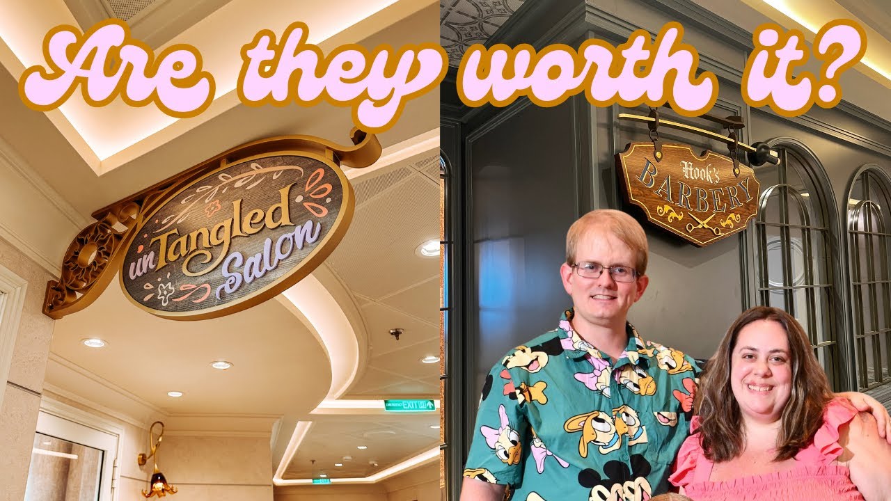 Untangled Salon & Hook’s Barbery Review | Disney Wish, Destiny & Treasure Spa Experiences
