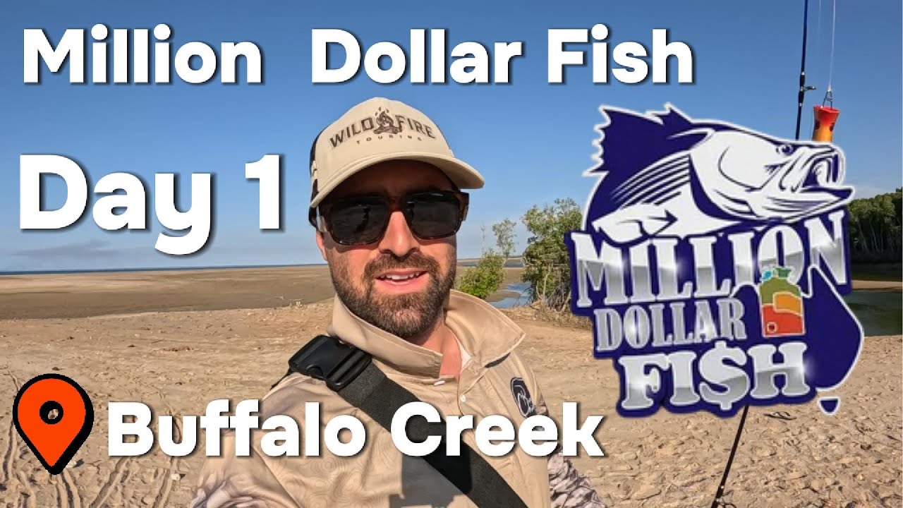 Million Dollar Fish Hunt Day 1 🎣 Buffalo Creek Darwin