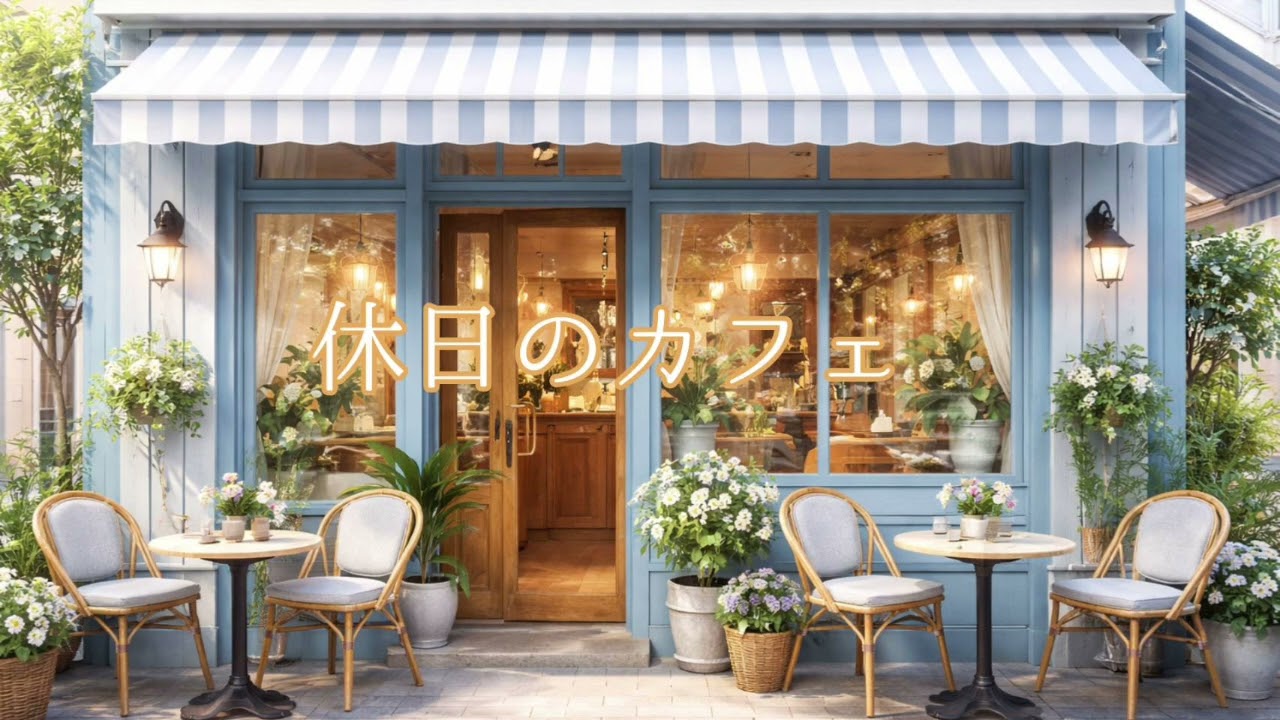 【勉強＆作業用】休日のカフェBossa novaミュージック☕️ | 60分間のリラックスTime🎧
